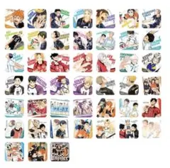 【全45枚＋特典3枚】 ハイキュー　アートコースター 1弾　セット