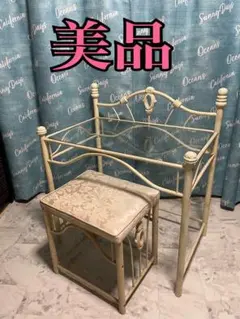 インダスドリアンデザイン ドレッサー ディンプルガラス アイボリー