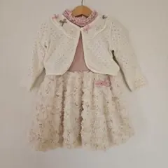 値下げ　tocca フラワー装飾ドレスセット 90cm