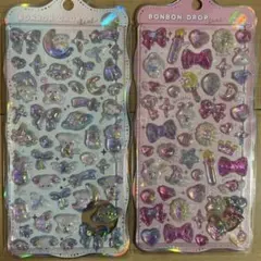 国内正規品　ボンボンドロップシール　オーロラ　ほうせきボンボン　2点セット