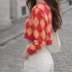 ZARA アーガイル柄 セーター