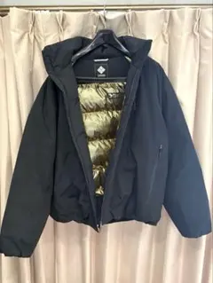 Columbiaコロンビア　BLACK LABELダウンジャケット 収納フード付