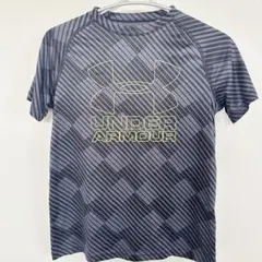 【160cm】アンダーアーマーUNDER ARMOUR ストライプ Tシャツ