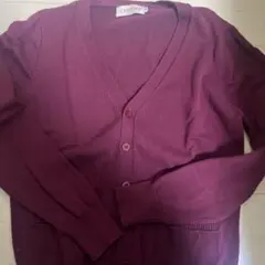 CAMPURE バーガンディ カーディガン