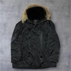 アルファインダストリーズN-3B USA フライトジャケットXL ブラック
