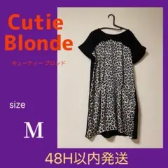 Cutie Blonde フレンチスリーブ チュニック サマー ニット М