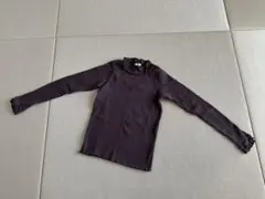 230 any FAM　フリル＆リボン　長袖カットソー　ブラウン　150ｃｍ