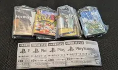 ゲームパッケージミニチュアチャーム（Playstation）4種セット