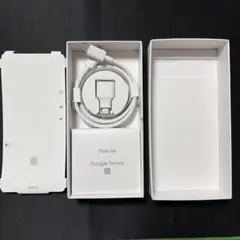箱、ケーブル、SIMピンのみ　Google Pixel 6a Chalk