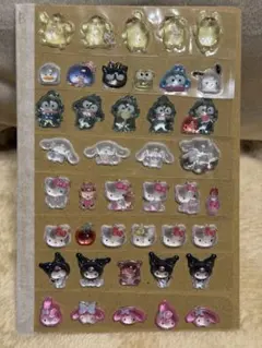 【正規品・お裾分けB】サンリオボンボンドロップシールmini8種 コンプリート