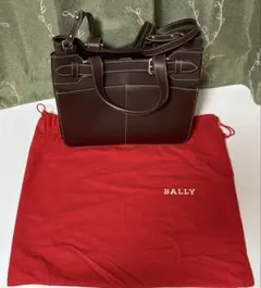 抹茶様専用 （BALLY ダークブラウン ショルダーバッグ）