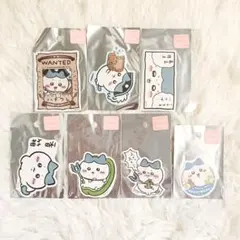 ちいかわ　スマホに貼れるサイズのステッカー　ハチワレ　7枚セット