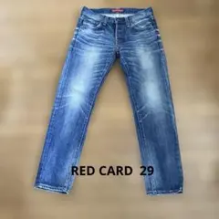 RED CARD ライトブルー ストレートデニム　29