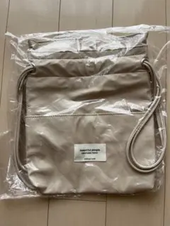 あかねさま専用beautiful people 2WAYレザー巾着ショルダーバッ