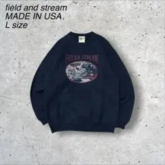 古着アメリカ製USA製90s90年代FIELD&STREAMビンテージスウェット