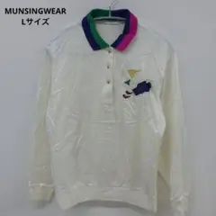 MUNSINGWEAR ゴルフウェア 長袖ポロシャツ　へ247