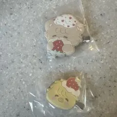 mikko Lil ala mode ふわっとフロッキークリップ パフ　ラテ