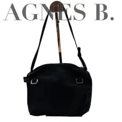 アニエスベー ショルダーバッグ ナイロン ブラック サコッシュ agnes b.のサムネイル
