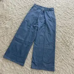 【激安】SENSE OF PlACE(センスオブプレイス) ワイドデニムパンツ