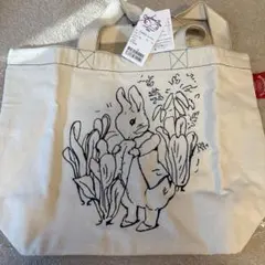 美品☆【未使用タグ付】ピータラビット180周年 トートバッグ　キャンバストート