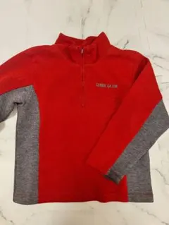 COMME CA ISM 赤 グレー トレーナー