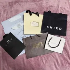 CHANEL、SHIRO、JILLSTUART、COACH等 ショッピングバッグ