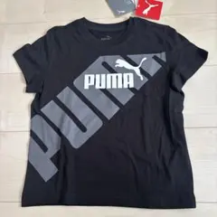 PUMA キッズ Tシャツ 120cm ブラックのサムネイル