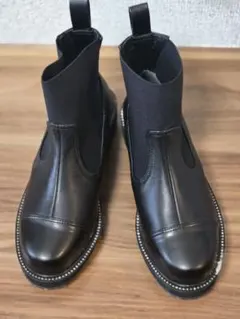 サイドゴアブーツ 本革 24.5