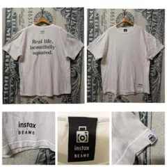 instax x BEAMS コラボ Tシャツ ホワイト XL