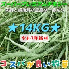 ★SPチモシー1番刈 14kg ◼︎小動物 ペットフード 牧草 うさぎ おやつのサムネイル