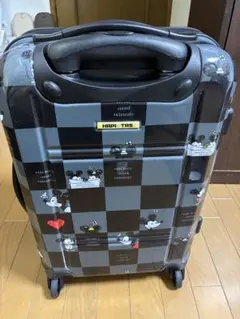 HAPI➕TASミッキーキャラクター チェック柄 キャリーケース