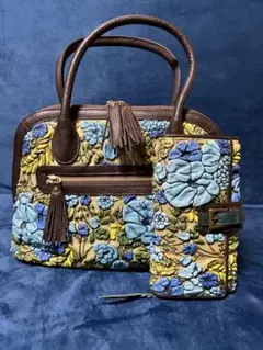 極美品・一点物】デコブランシェ 京香シュプリーム バッグ＆長財布 