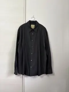 Super130s WORSTED WOOL SHIRTS DARK BROWN - メルカリ