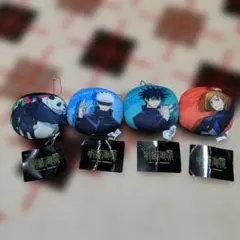 呪術廻戦 ぬいぐるみ 4体セット　ミニクッション まとめ売り
