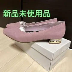 新品未使用 神戸レタス ラベンダー 靴 ローヒール LLサイズのサムネイル