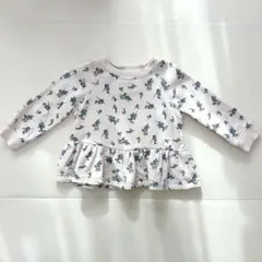 NEXT 花柄 ペプラムスウェット(92cm)