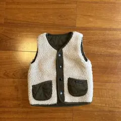 Otonato キルティングベスト　ボアベスト