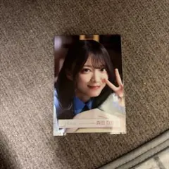 櫻坂46 森田ひかる　生写真　what's kazoku MV制服衣装　ヨリのサムネイル