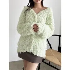 dazzlin ♡ フラッフィボリュームカーディガンのサムネイル