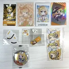 鏡音リン　カード類　缶バッジ　まとめ売り