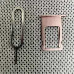 iPhone6S・6SPlus用（ローズゴールド）　SIMトレイSIMピンセット