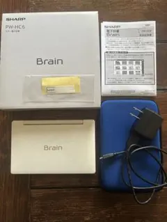 新品未使用！電子辞書 brain PW-HC6 シャープ カラー電子辞書Brain 高校生モデル PW-HC6 ホワイト
