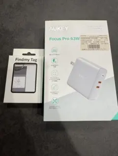 AUKEY Focus Pro 63W + Findmy Tag 充電器