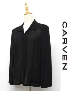 K430/美品 CARVEN カルヴェン ジャケット シースルー 46 黒