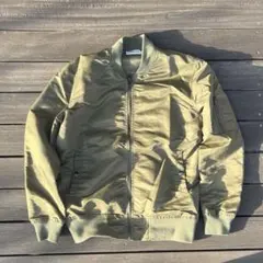 SPIRAL NEWS MA-1ジャケット Lサイズ オリーブ