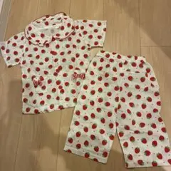 いちご柄　夏　パジャマ　90