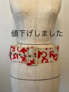 イタリア製　ヴィンテージ　 vivienne westwood 幅太　ベルトのサムネイル