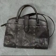 COACH Mercer Satchel Studs Bag Y2K 2way - メルカリ
