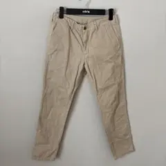 caqu サキュウ　ベージュ　コットン　デニム　パンツ　2