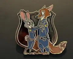 ズートピア ディズニーストア ピンバッジ ジュディ ニック